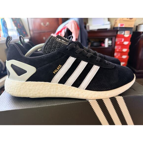 adidas Other - adidas Palace Pro Boost Black White Gold Size 11.5